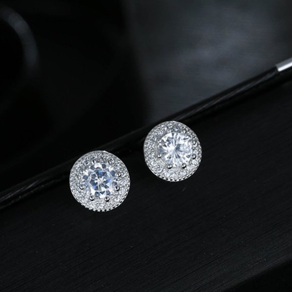 Diamond stud earrings ZBGJZB00083 - Picture 2 of 5